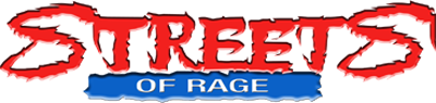 Streets of Rage logo for Sega Master System